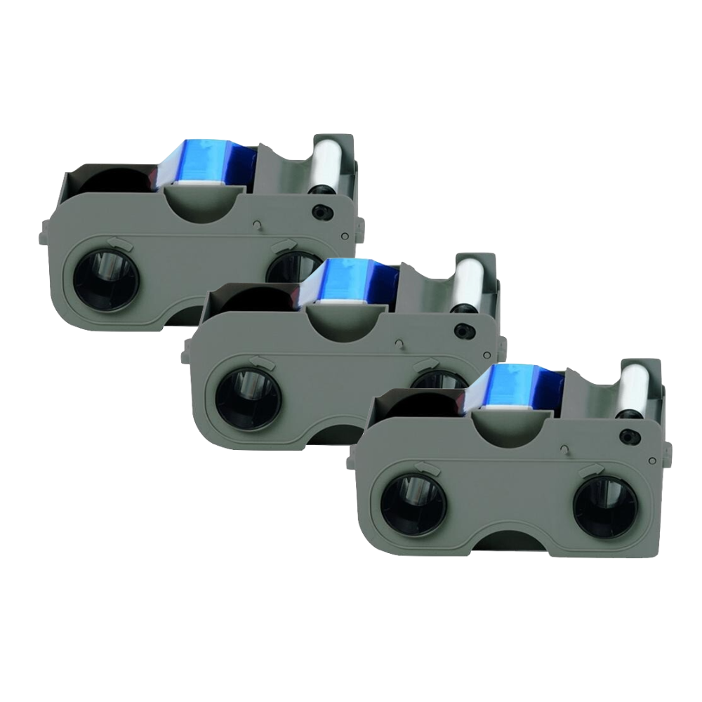 HID FARGO DTC1250e YMCKO Ribbon Bundle Three Pack 045000